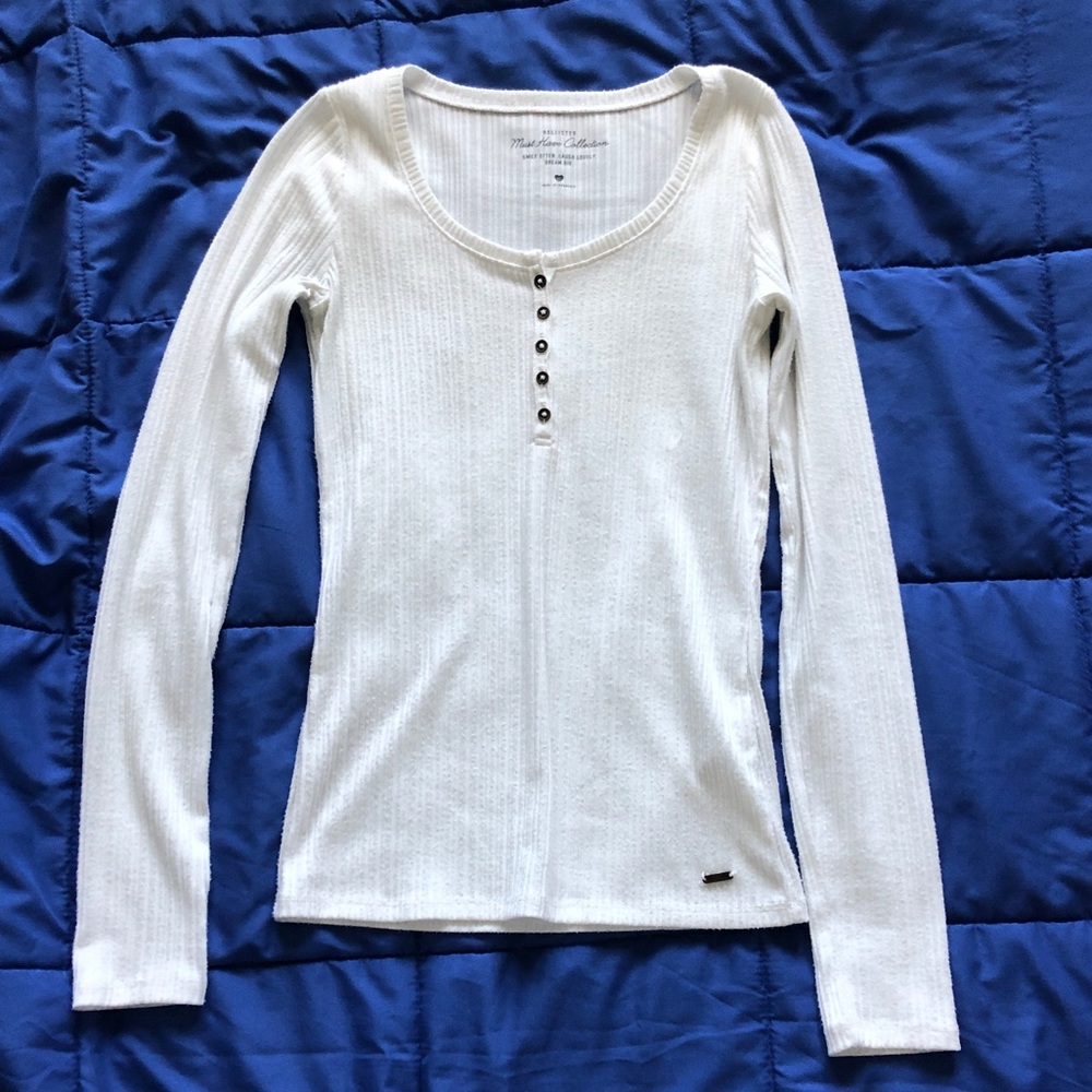 SOLD hollister henley long sleeve